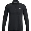 Image de Sweatshirt 1/4 zip Under Armour Stripe Noir 1378168-001