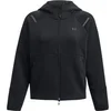 Image de Veste de survêtement zippée femme Under Armour Unstoppable Fleece Noir XL 1379842-001
