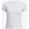 Image de T-shirt Under Armour Streaker à manches courtes blanc pur pour femme - L