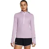 Image de Sweatshirt 1/2 zip femme Under Armour Qualifier Violet 1379349-543