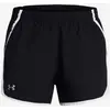 Image de Shorts Under Armour Fly-By noir blanc femme - L