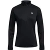 Image de Haut d'entraînement 1/2 zippé femme Under Armour Solid Noir 1384224-001