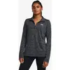 Image de Sweatshirt Under Armour Tech Half Zip Twist gris foncé femme - M
