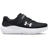 Image de Under Armour Surge 4 AC   Chaussures de running enfant légères et respirantes noir sangle ajustable