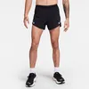 Image de Shorts de course Nike Dri-FIT Advanced Aeroswift 4 pouces pour homme - Noir/Blanc Summit, légers et respirants.