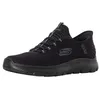 Image de Skechers Summits High Range Homme   Baskets noires lacets talon plat confort