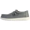 Image de Moccassin à Lacets Hey Dude Wally Stretch Canvas - Gris clair