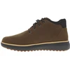 Image de Timberland - Bottines En Cuir Brunes Et Marine à Talon Plat Avec Des Lacets Ronds - Brunes 41,5