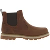 Image de Timberland - Boots Camel Pourvues De Soufflets élastiqués Et Du Logo De La Marque - Camel 42