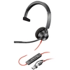 Image de Hp Poly Micro-casque Poly Blackwire 3310 Monaural Usb-c + Adaptateur Usb-c/a