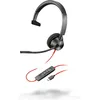 Image de Casque Micro - HP - Poly Blackwire 3310 - USB-C - Sur-oreille - Isolation de bruit