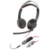 Image de Hp Poly Micro-casque Stéréo Usb-c Poly Blackwire 5220 + Prise 3,5 Mm + Adaptateur Usb-c/a (lot)