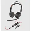 Image de Casque pc poly voyager blackwire 5220 stereo + adapt usb c a
