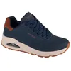 Image de Baskets - SKECHERS - Uno - Bleu marine - Tissu - Lacets