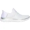 Image de Chaussures Skechers Summits Diamond Dream Slip-ins blanc argent femme - 38