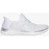 Image de Chaussures Skechers Summits Diamond Dream Slip-ins blanc argent femme - 40