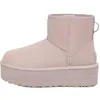 Image de Bottes - Ugg Australian - Classic Mini Plateforme - Femme - Gris - Talon 5cm