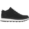 Image de Timberland - Sneakers En Cuir Noires à Talon Plat Avec Des Lacets Ronds Et Logo Embossé - Noires 41