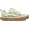 Image de Chaussures Vans Knu-Skool bleu clair jaune marron femme - 36
