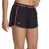 Image de Under Armour Short Femme Tech Play Up Noir - Coupe ample tissu respirant taille basse