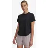 Image de T-shirt Under Armour Launch Elite manche courte noir pur femme - L