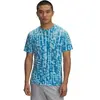 Image de Maillot Under Armour Launch Printed Bleu 1389687-494