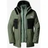 Image de Veste à capuche The North Face Fourbarrel Triclimate vert noir - S