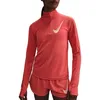 Image de T-shirt de running Nike Swoosh Dri-FIT Half Zip LS Femmes