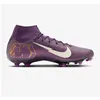 Image de Chaussures de Football NIKE ZM Superfly 10 Académique KM FG/MG Violet Unisex 46 EU