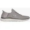 Image de Chaussures Skechers Summits Slip-Ins gris de sécurité - 41