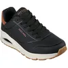 Image de Baskets - SKECHERS - Uno Suited on Air - Noir - Daim-Nubuck - Talon Plat