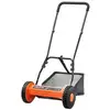 Image de Vevor tondeuse a gazon manuelle, 400 mm, 5 lames acier, sans moteur, hauteur de coupe reglable 15 a 45 mm, avec bac de ramassage, tondeuse pour pelouses, allees, cours, travaux de jardinage quotidiens