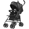 Image de Poussette Légère pour Bébé-VEVOR-Poussette pour Tout-petit Compacte avec Dossier Inclinable Multipositions-Noir