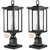 Image de Lampadaire Extérieur-VEVOR-Luminaires Étanches 450 mm-avec Base de Montage sur Pilier 9 cm-pour Patio Jardin Allée Terrasse