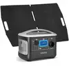 Image de Vevor station électrique portable générateur 600 w 493 wh panneau solaire 100 w