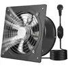 Image de Vevor ventilateur extraction mural extracteur 25,4 cm 50 w variateur de vitesse