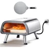 Image de Four à Pizza de Comptoir-VEVOR-avec Pierre à Pizza et Spatule-pour Restaurant Maison Camping Intérieur et Extérieur