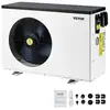 Image de Pompe a chaleur pour piscine, capacite de chauffage 2,51-11,38 kw, chauffage electrique de piscine a frequence variable a economie deenergie pour piscines hors sol 25 a 50 m³, ac220-240 v 50 hz