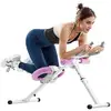 Image de Vevor appareil abdominal réglable, charge 150 kg, acier carbone, pliable.