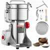 Image de Vevor moulin à épices électrique 1000g 3000w, inox, type oscillant, pour céréales, épices, herbes, cafés.