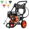 Image de Vevor nettoyeur hp essence 3400 psi, 2.6 gpm, pompe alu, 5 buses, pour surfaces variées.