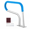 Image de Rampe Piscine 32x23 Pouces, Acier Inox Avec Plaque Base, Barre D'appui Antirouille.