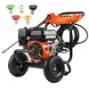 Image de Vevor nettoyeur haute pression essence 3500 psi 10 lmin, pompe aluminium, 5 buses, pour voitures.