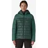 Image de Veste à capuche Patagonia Hi-Loft Nano verte femme - M