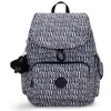 Image de kipling Sac à dos de loisirs noir bleu clair pour femme - Basic Print City Pack Mini Backpack S Holiday Waves 301694