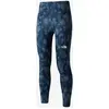 Image de Collant long The North Face Flex Graphic 25" bleu foncé femme - M
