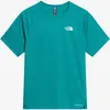 Image de T-shirt manches courtes The North Face Sunriser vert sarcelle - M