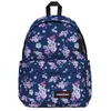 Image de Sac à dos - Eastpak - Day Office C0W Floral Bloom Navy - Housse PC 13 pouces - Dos rembourré - Poches latérales