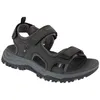 Image de Skechers Prewitt - Rigdon 205139-BLK Homme Noir des sandales