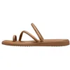 Image de Sandales à Enfiler Crocs Miami Toe Loop - Chocolat lait